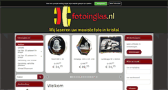 Desktop Screenshot of fotoinglas.nl
